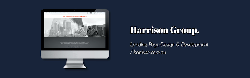 Harrison Group Landing Page