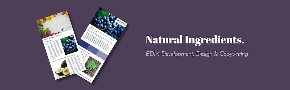 Natural Ingredients EDM Development